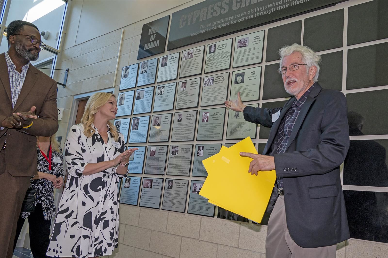 Cypress Creek HS accepting applications for 2023 Wall of Honor class.